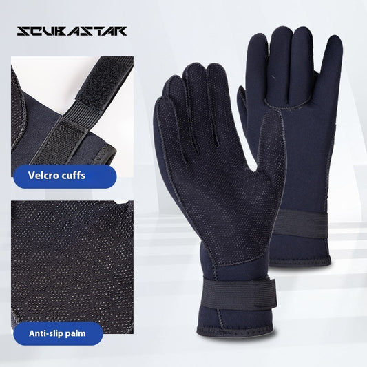 5MM Professional Diving Mittens Swimming Surfing Cold-proof