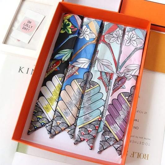 Ribbon Thin Narrow Bag Handle Scarves Decoration