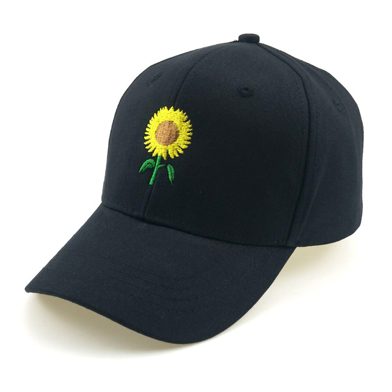 Hot Sunflower Embroidered Baseball Cap