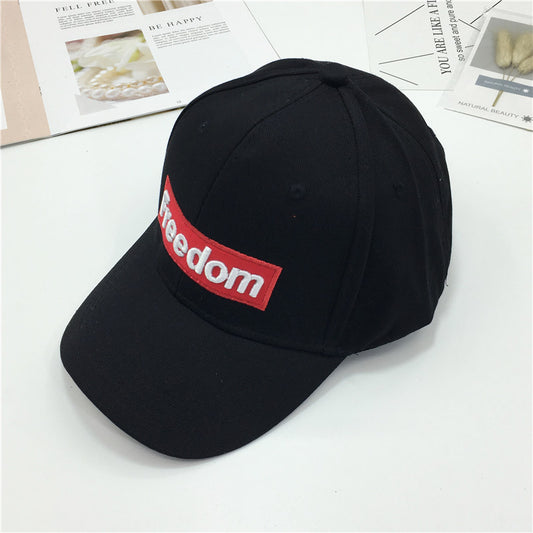Korean Version Of The Same Cotton Embroidery Alphabet Baseball Hat