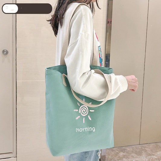 Canvas bag women's shoulder messenger