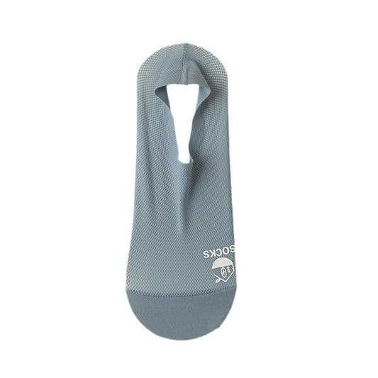 Men's Thin Invisible Socks Cotton Bottom Deodorant And Sweat-absorbing