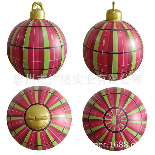 Inflatable Decoration Ball Courtyard Balloon Atmosphere With Lights Christmas Decorating Ball