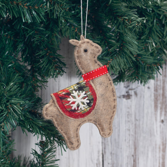 Creative Christmas Tree Alpaca Suit Pendant Home Decoration