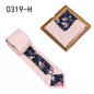 Men's Tie Floral Print Pocket Square Cotton Tie