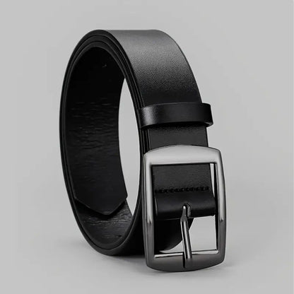 Men's Pin Buckle PU Microfiber Eyelet Belt Fashion Casual Belt