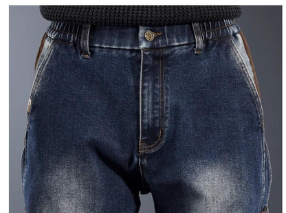 American-style Heavy New Patchwork Overalls Men