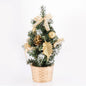 PVC Mini Christmas Tree LED Lights Decoration Desktop Ornaments