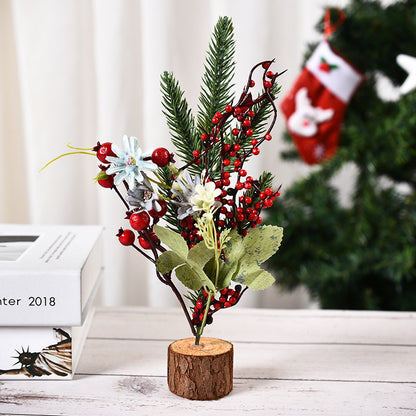 Simple Mini Christmas Decoration Window Small Tree Photography Props