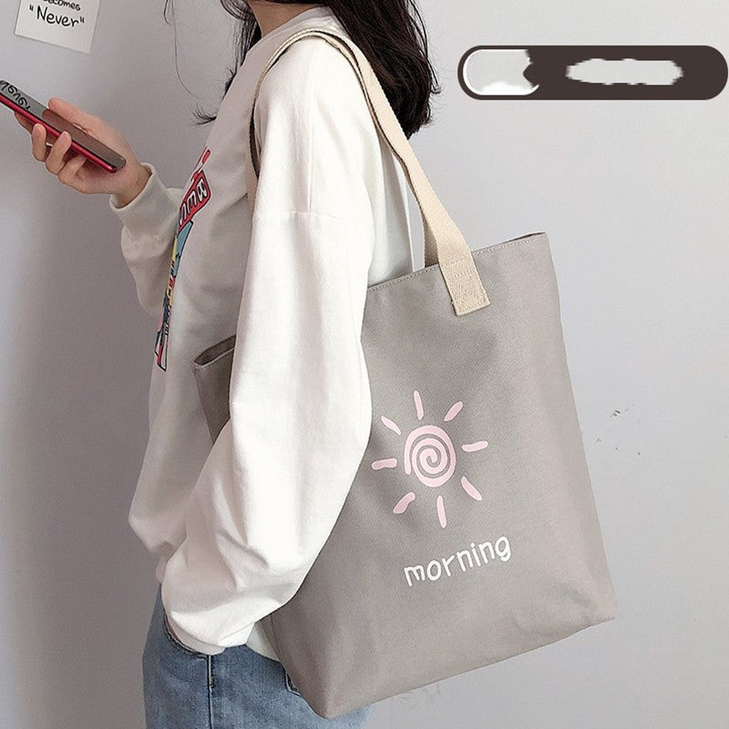 Canvas bag women's shoulder messenger