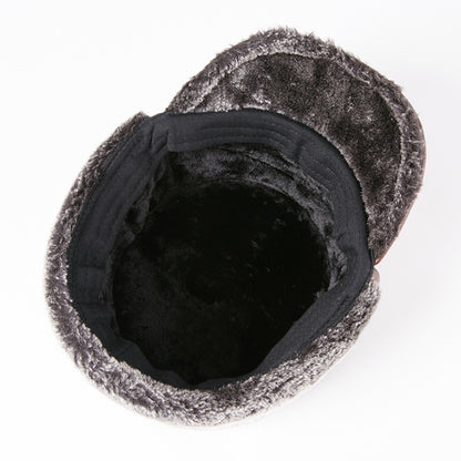 Men's Thick Warm Outdoor Ear Protection Cotton Cap