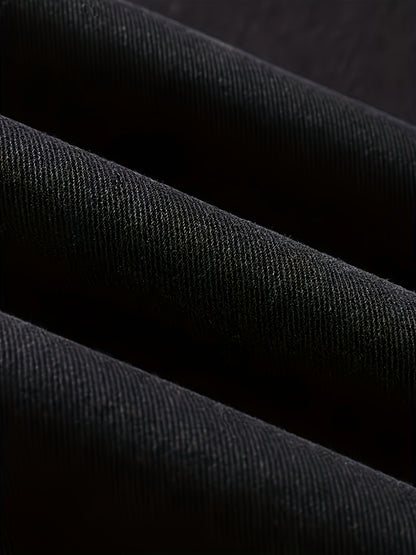 Men's Black Trend Simple All-matching Jeans Fashion Personality