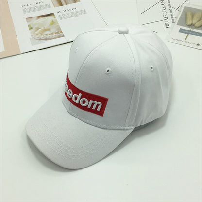 Korean Version Of The Same Cotton Embroidery Alphabet Baseball Hat