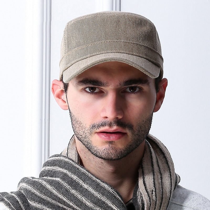 Men's cotton baseball cap for autumn and winter