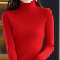 Autumn And Winter Women's Slim-fit Pullover Knit Sweater For Layering