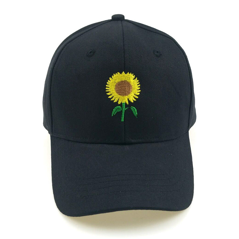 Hot Sunflower Embroidered Baseball Cap