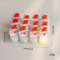 LED Electronic Candle Lights Christmas Trees Santa Claus Snowmen Creative Candles Small Night Lights Home Decorative Ornaments