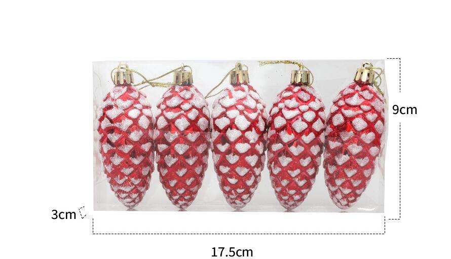 Christmas Decoration Props 7-piece Stainless Steel Knife Set