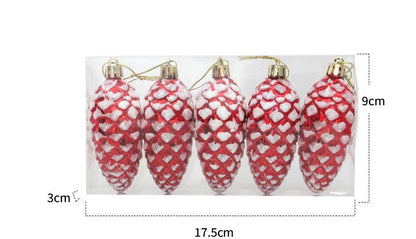 Christmas Decoration Props 7-piece Stainless Steel Knife Set