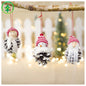 New Christmas Decoration Creative Wood Doll Doll Pine Cone Pendant Mini Doll Charm
