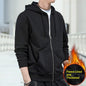 Autumn And Winter Sweater Hoodie Men's Solid Color Top