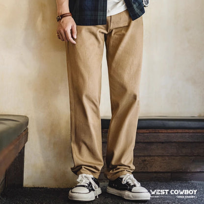 Men's Vintage Jeans Straight Casual Pants