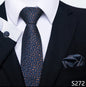 Men's Creative All-match Business Formal Wear Tie Scarf Cuff Buckle Set