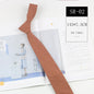 Korean Style Casual Suede Pure Color Artistic Shirt Macaron Color 7cm Hand Tie
