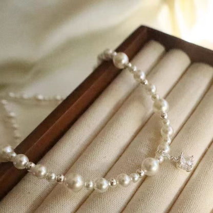 Cube Sugar Necklace Birthday Gift High-grade Clavicle Chain