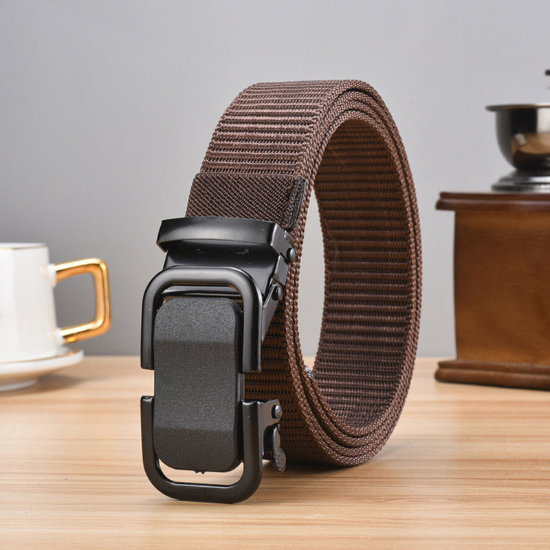 Automatic Buckle Nylon Woven Belt