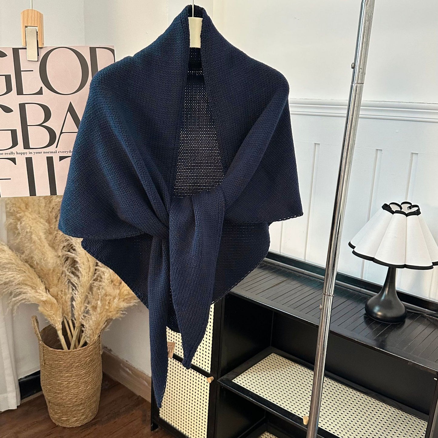 Solid Color Shawl Fashion Versatile Stylish Scarf