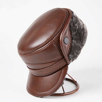 Men's Thick Warm Outdoor Ear Protection Cotton Cap