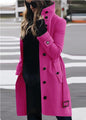 Women's Slim-Fit Woolen Cardigan Coat - Autumn Winter