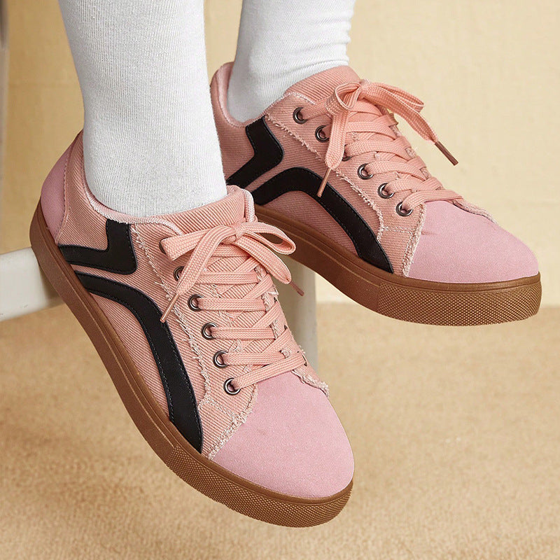 Match Niche American Teenagers Skateboard Shoes Women