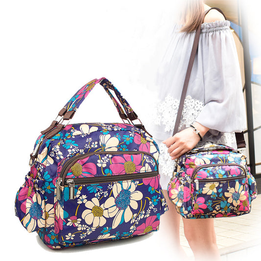 Women's Floral Print Shoulder Bag - Sweet Lady Style