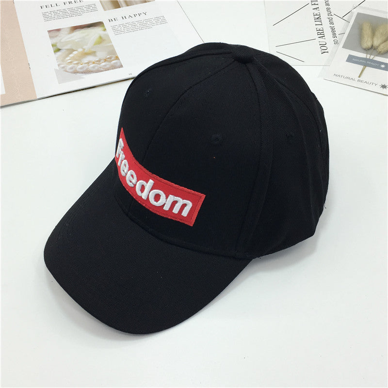 Korean Version Of The Same Cotton Embroidery Alphabet Baseball Hat