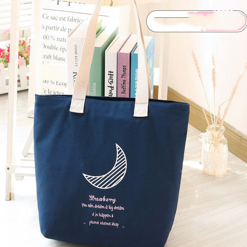 Canvas bag women's shoulder messenger