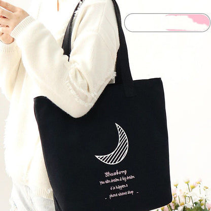 Canvas bag women's shoulder messenger