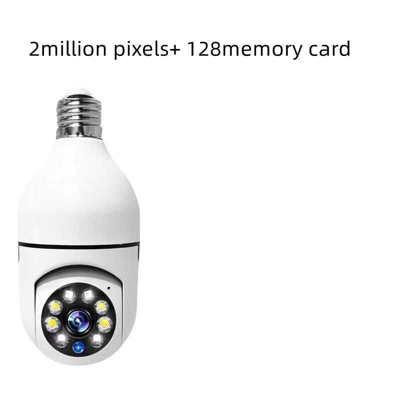 WiFi Security Camera 1080P Bulb - 4X Zoom E27
