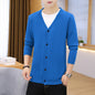 Men's Thick Slim Casual Cardigan Knit Jacket