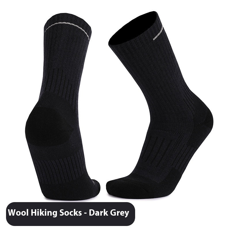 Men's And Women's Warm Wool Knee-high Sports Socks