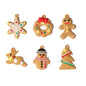 Gingerbread Man PVC Soft Glue Christmas Tree Small Pendant Decoration