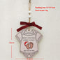 House Christmas Tree Decoration Festival Gift Wooden Pendant