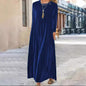 New Thick And Elegant Velvet Women's Dress