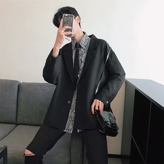 Casual Men's Loose Thin Suit Jacket