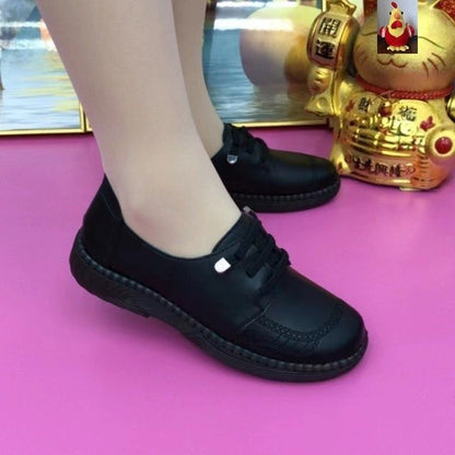 Soft Leather Women's Thin Shoes Beef Tendon Soft Bottom Soft Surface Non-slip