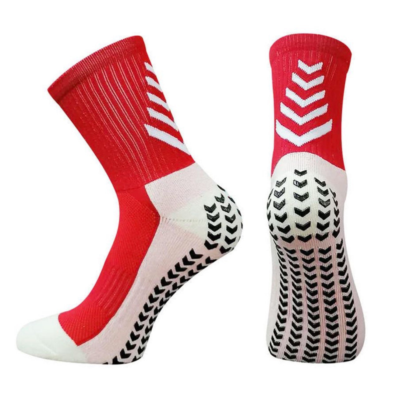 Men's Mid-calf Athletic Socks Socks For Running Non-slip Silicone Thickened
