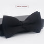 Men's Solid Color Formal Wear Wedding Business Casual Groom Groomsman Bow Tie
