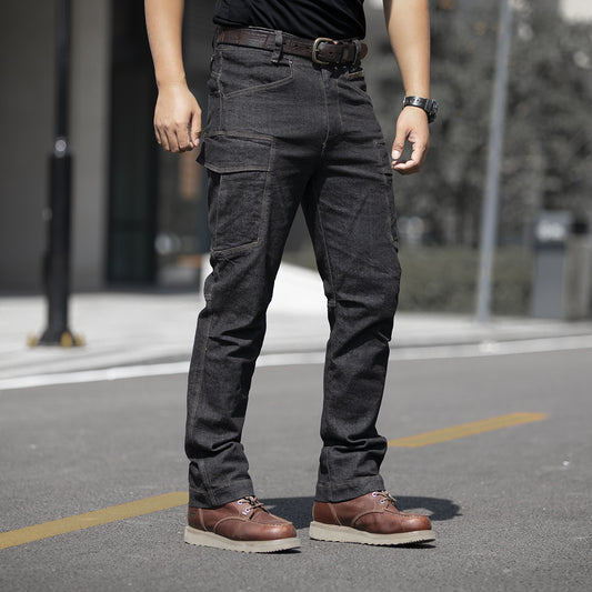 Personality Tactical Stretch Jeans Men