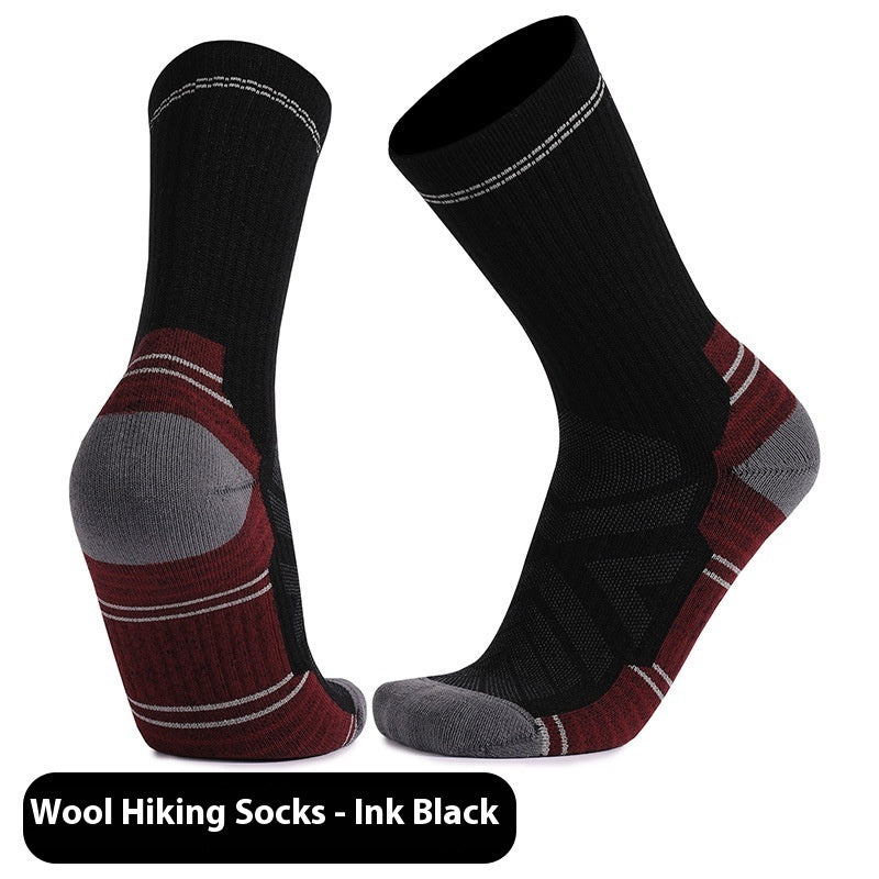 Men's And Women's Warm Wool Knee-high Sports Socks